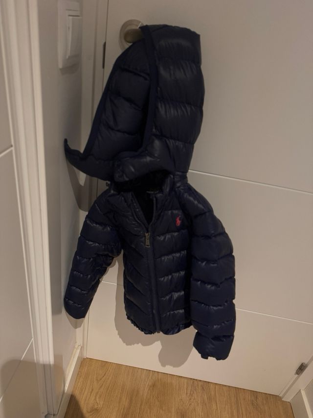 Anorak plumas Ralp Lauren niña 2 años