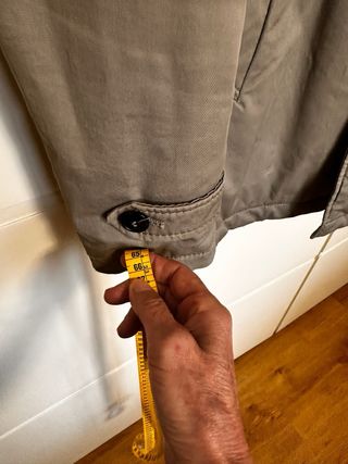 Hombre  Parka alconchada /prenda abrigo  Gris