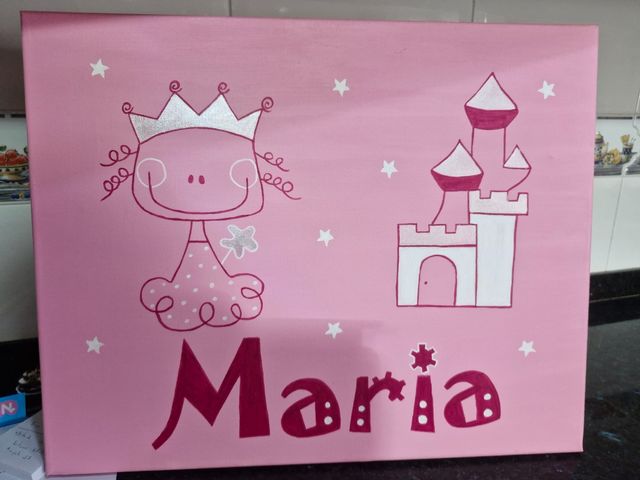 Cuadro infantil María