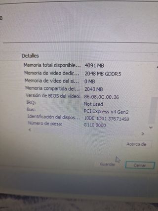 Tarjeta Gráfica NVIDIA Geforce GT 1030