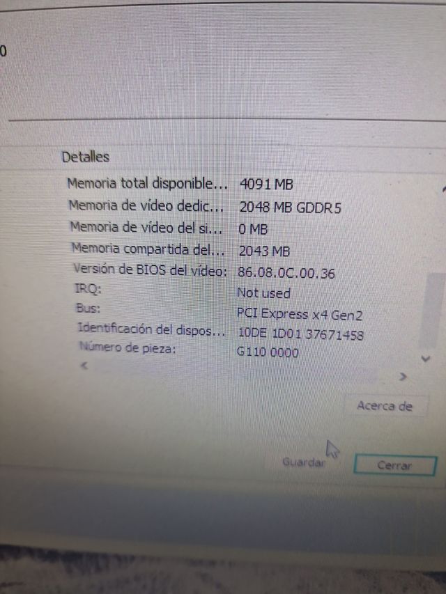 Tarjeta Gráfica NVIDIA Geforce GT 1030