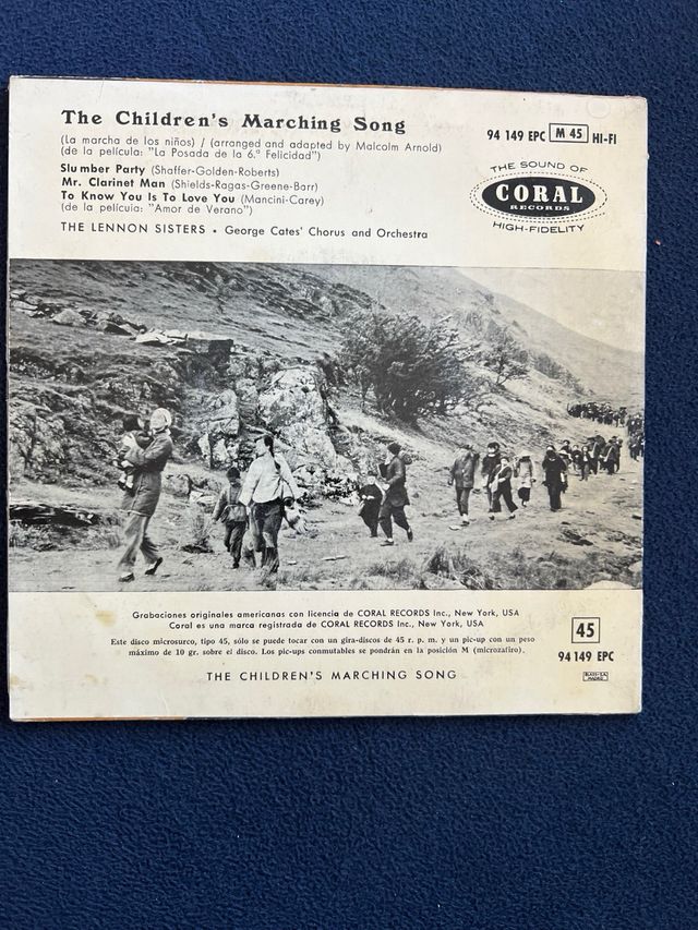 Single Vinilo The Children’s Marching Song