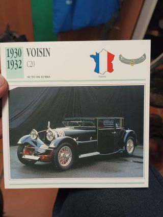 Schede fotografiche automobili