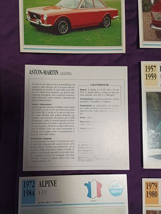 Schede fotografiche automobili