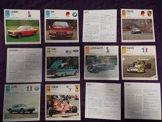 Schede fotografiche automobili