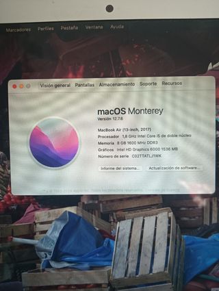 MacBook Air 2017 13" plateado