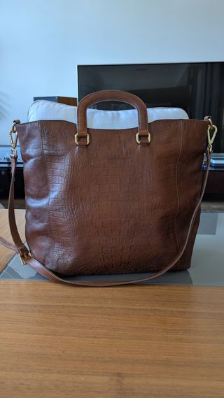 Bolso piel Massimo Dutti