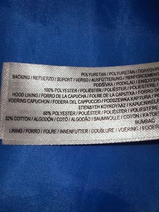 Chubasquero abrigo niño 18-24 meses / 92 cm