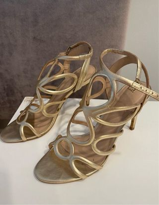 Sandalias doradas Kurt Geiger
