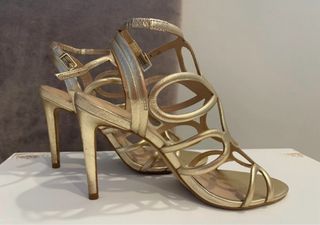 Sandalias doradas Kurt Geiger