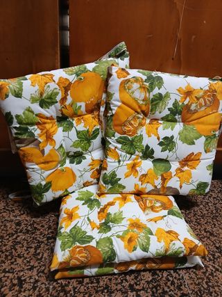 6pz Cuscino coprisedia puffy dis zucca