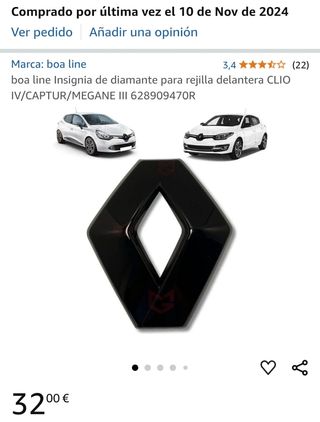 Insignia Renault Negra (logo)