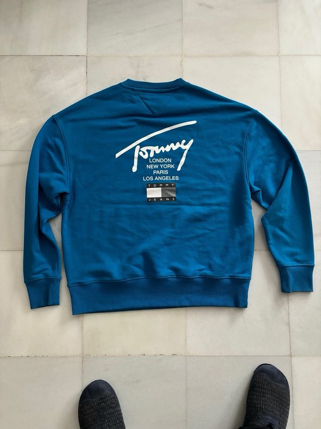 Sudadera azul Tommy Jeans
