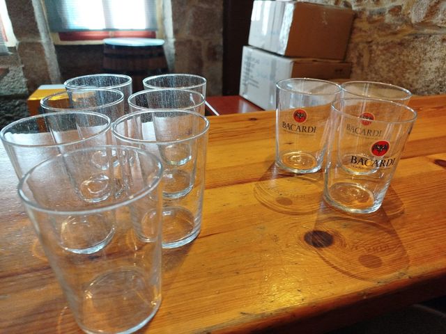 Copas, vasos, cristalería hostelería