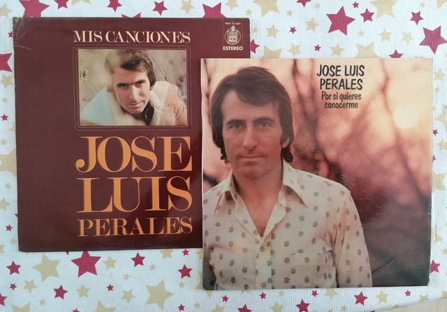 Lote 2 vinilos Jose luís Perales. 