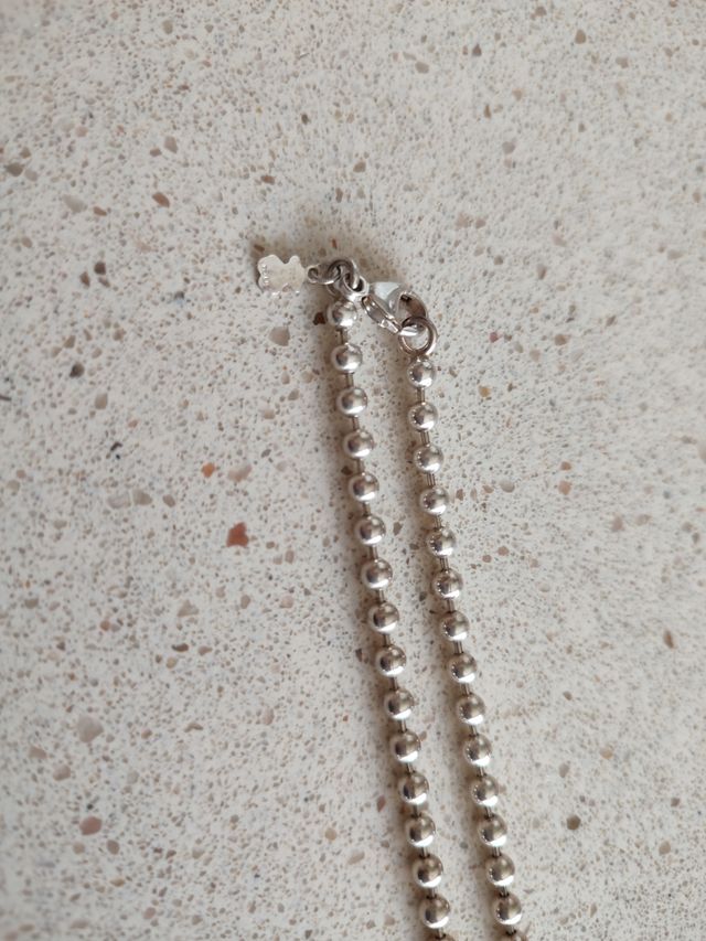 Colgante con cadena plata