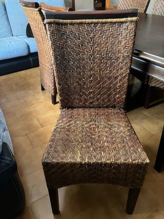 Mesa salon con 6 sillas