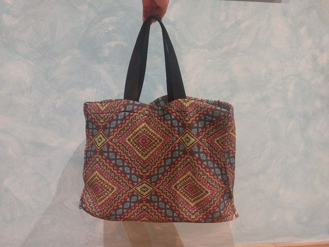 Bolsa estilo totebag playa