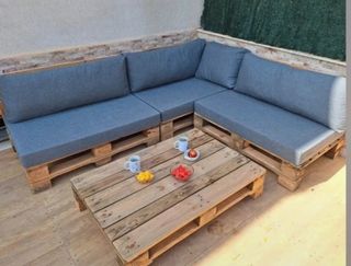 Cojines a medida para conjunto de jardin