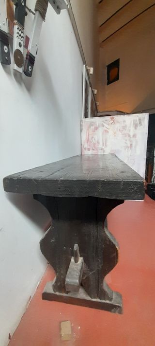 TAVOLO RUSTICO IN ROVERE TIPO TAVERNA