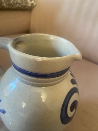 Brocca con bicchierini artligianali