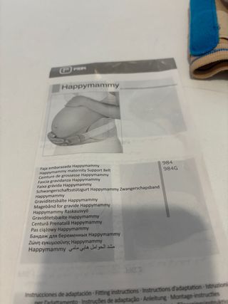 Faja abdominal/lumbar para embarazada