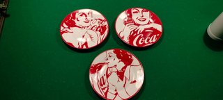 Platos de Cocacola