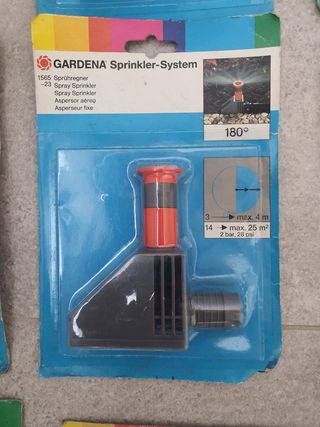 Aspersores Gardena más conexiones