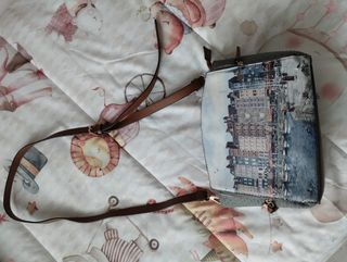 Bolso bandolera estampado