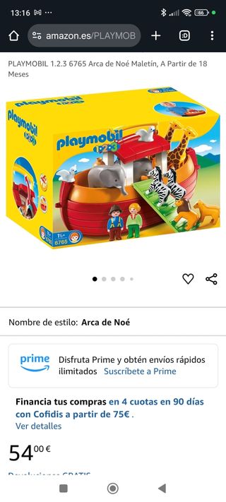 Arca de Noé Playmobil
