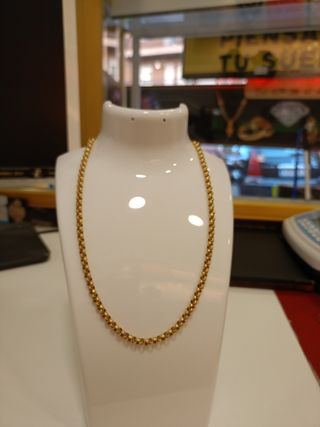 Cadena mujer 18K