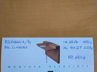 Secreter " Escribanía " en madera de Erable