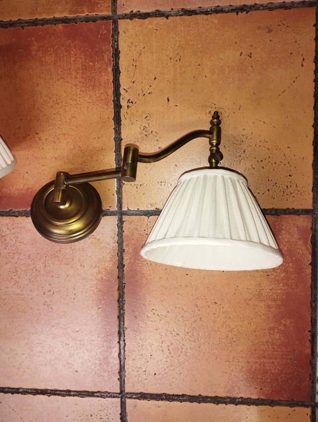 Juego de dos lámparas vintage