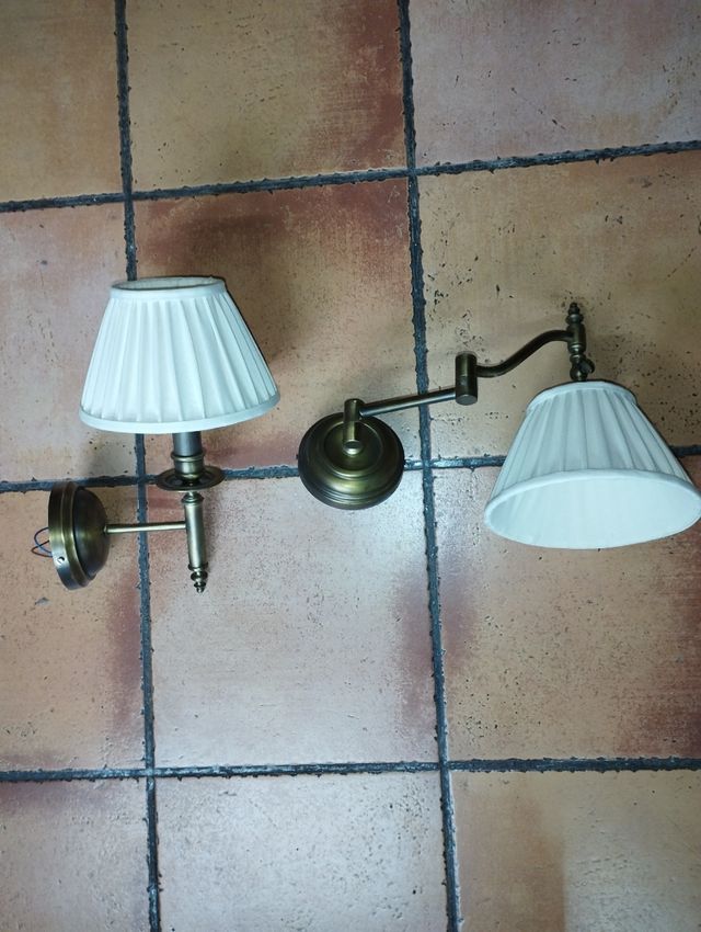 Juego de dos lámparas vintage