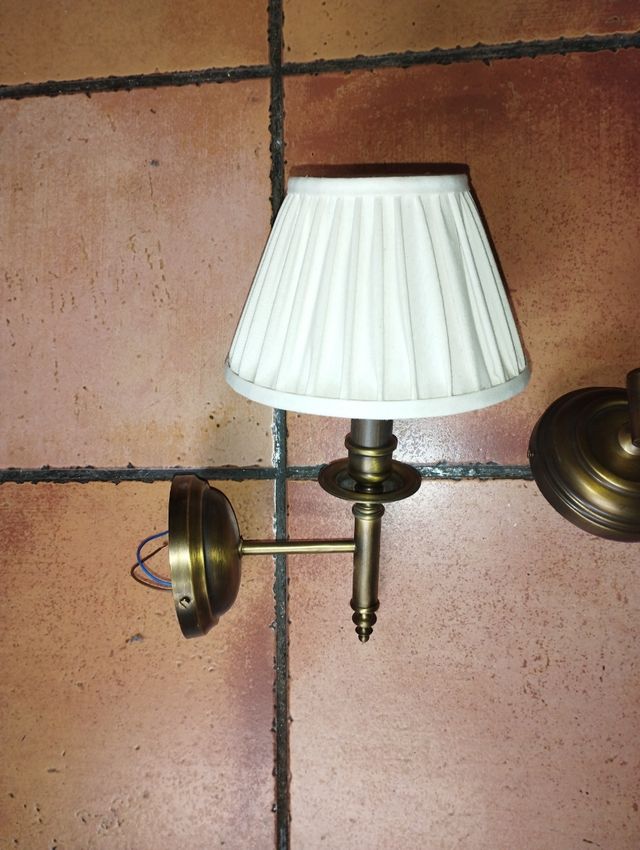 Juego de dos lámparas vintage