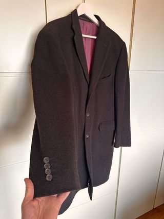 Abrigo elegante lana caballero 