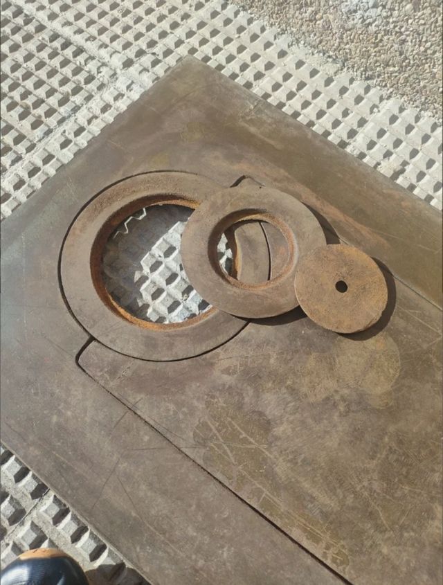 PLANCHA COCINA ANTIGUA DE CARBÓN