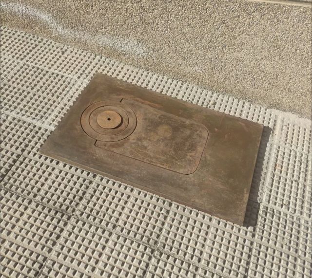 PLANCHA COCINA ANTIGUA DE CARBÓN