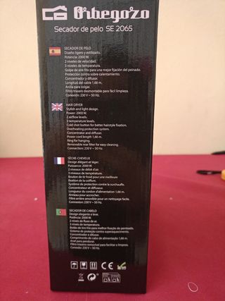 Secador de pelo 
