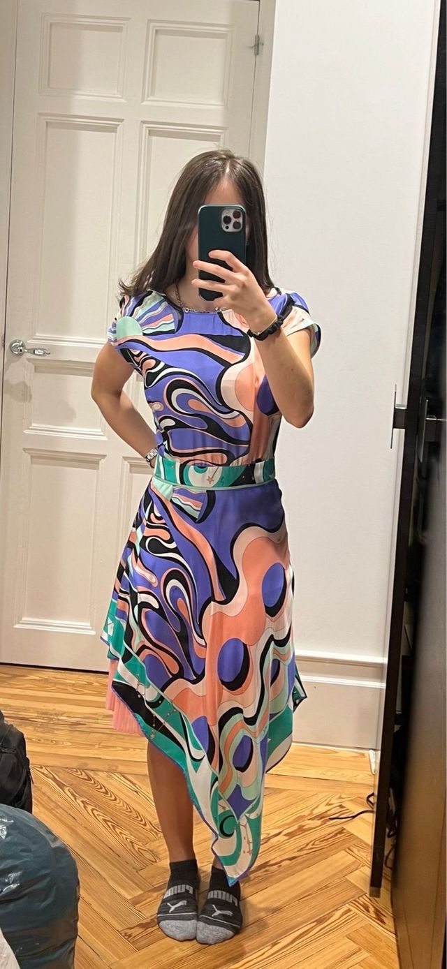 vestido Emilio Pucci en seda
