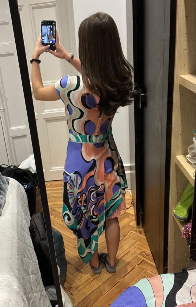 vestido Emilio Pucci en seda