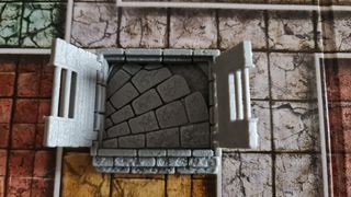 Escalera con rejas heroquest