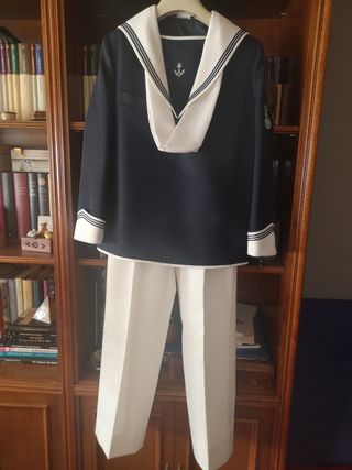 Traje comunión marinero.