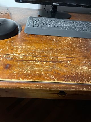 Tavolo pranzo scrivania legno massello 160x75