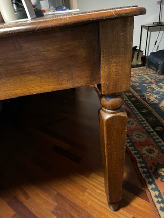 Tavolo pranzo scrivania legno massello 160x75