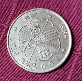 100 pesetas plata Francisco Franco 1966*68