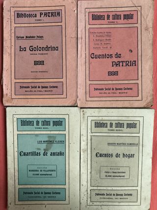 15 LIBROS BIBLIOTECA CULTURA POPULAR AÑO 1941