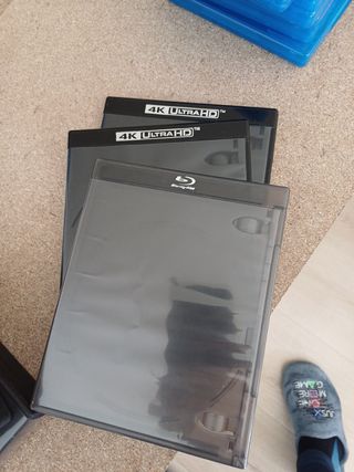 Cajas dvd, bluray, simples, de 2, 4 y 10