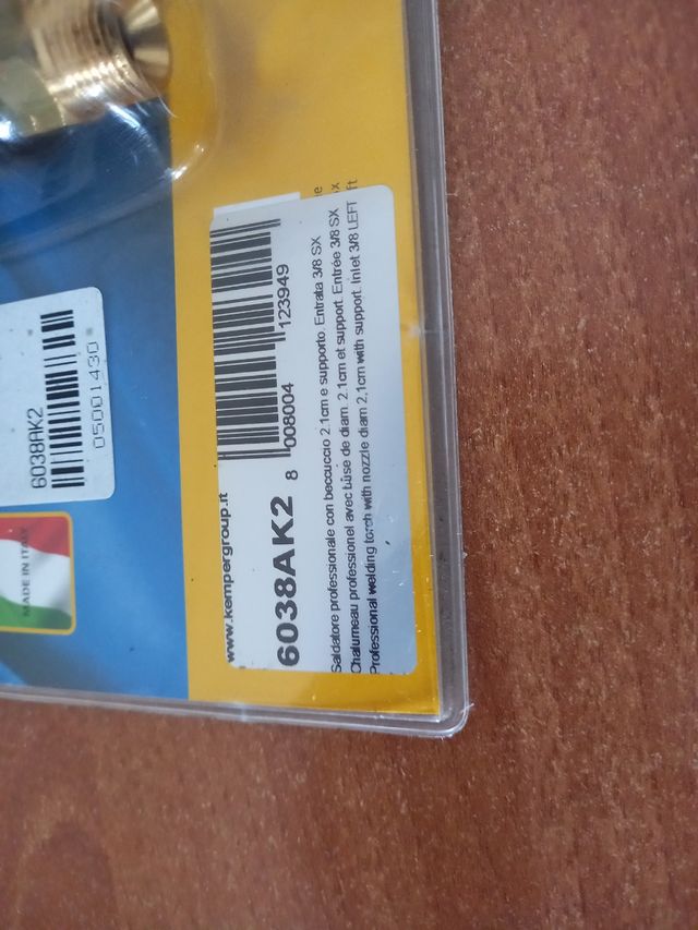 TORCIA SALDATURA A GAS