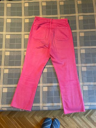Pantalón  vaquero  color rosa